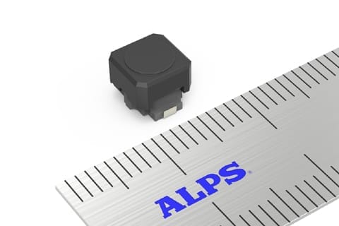 ALPS Electric Develops and Commences Mass Production of “SKPS Series” Surface Mount TACT Switch(TM) with Soft Operating Feel Enlarged Photo