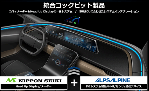 日本精機とアルプスアルパインが、CASE時代を見据えた統合コックピット製品を軸とした資本業務提携について契約締結