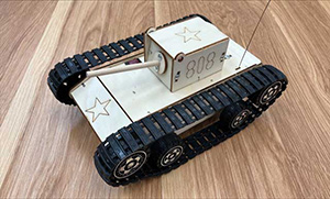 親子ものづくり教室のラジコン戦車